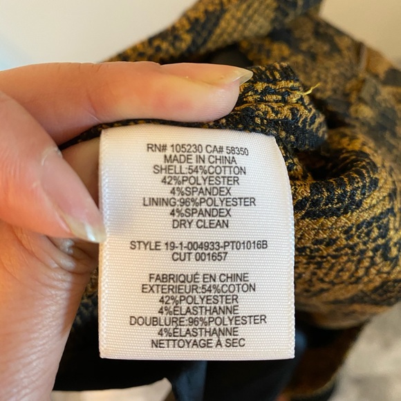 Joie snake skin pants size 6 cropped  2019 fall - Picture 5 of 6